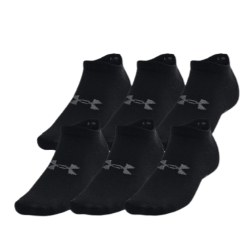 Under Armour Essential 6-Pack No Show Socks