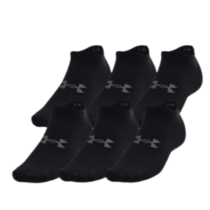 Under Armour Essential 6-Pack No Show Socks