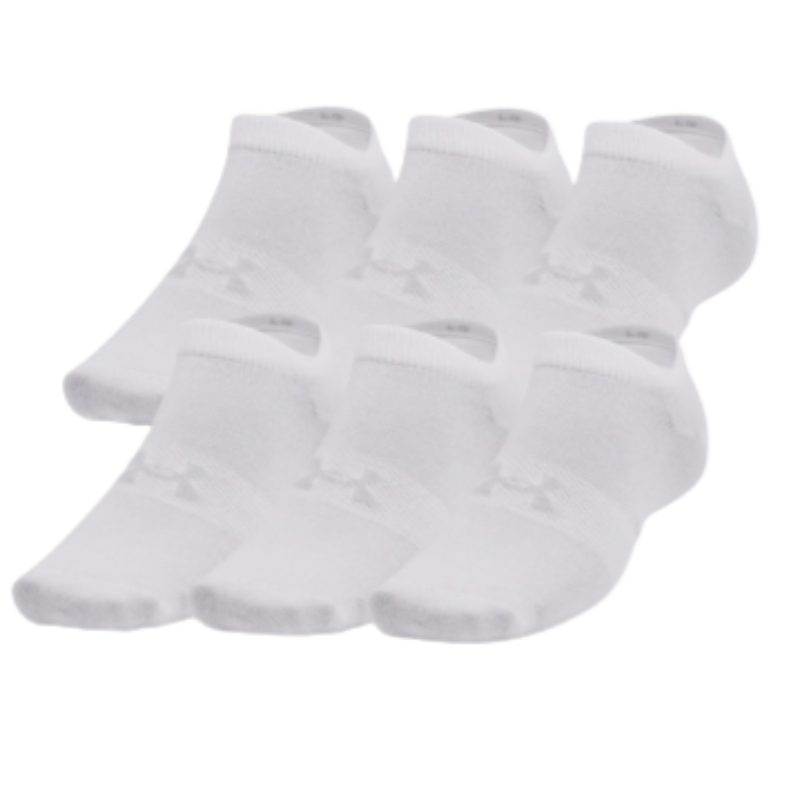 Under Armour Essential 6-Pack No Show Socks