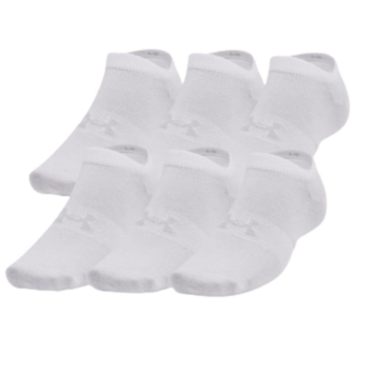 Under Armour Essential 6-Pack No Show Socks