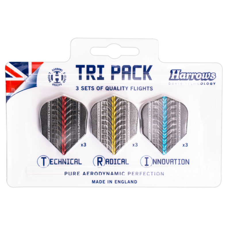 Harrows TriPack Supergrip Flights