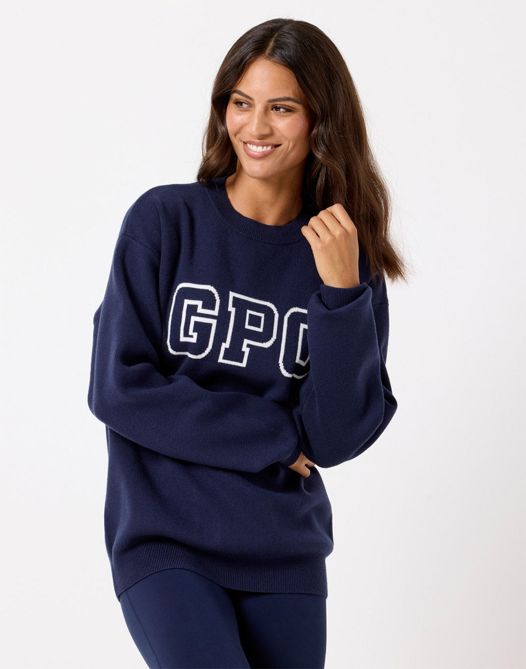 Gym + Coffee Knit Crew