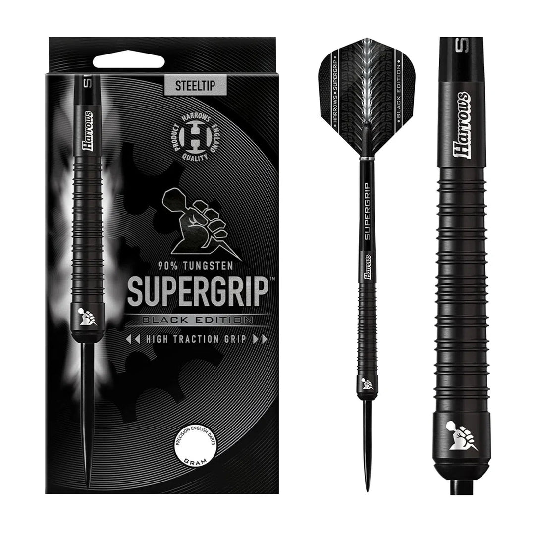 Harrows Supergrip 90%Tungsten Black Edition