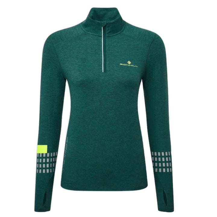 Ronhill Ladies Tech Afterhours 1/2 Zip Long Sleeve Tee