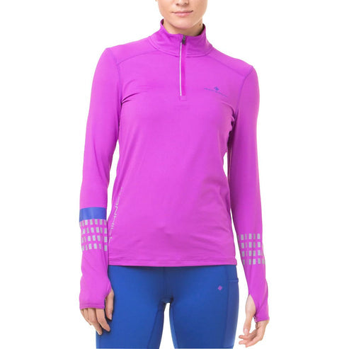 Ronhill Ladies Tech Afterhours 1/2 Zip Long Sleeve Tee