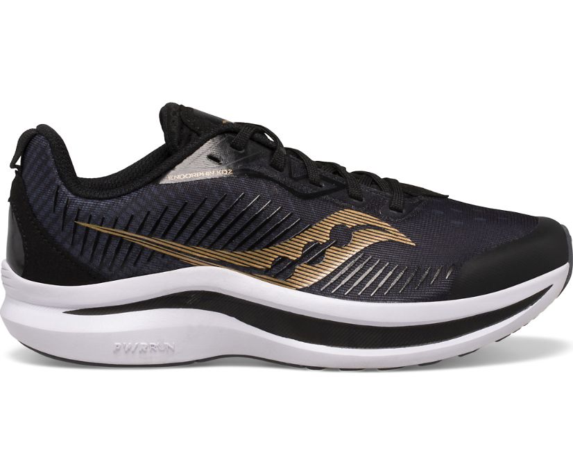 Saucony black fashion gold