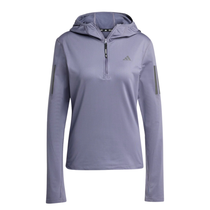 Adidas Lady Own the Road Half Zip Windbreaker