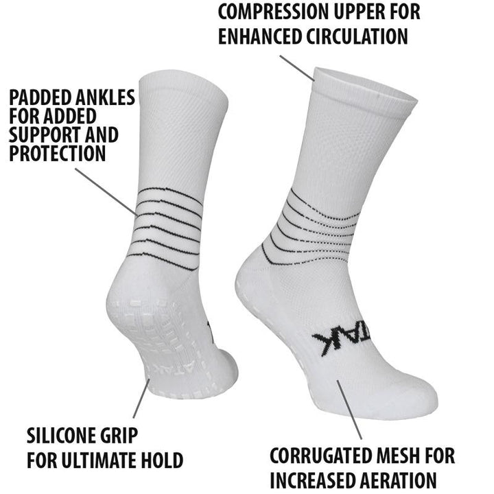 Atak C-Grip Mid Length Compression Grip Sock