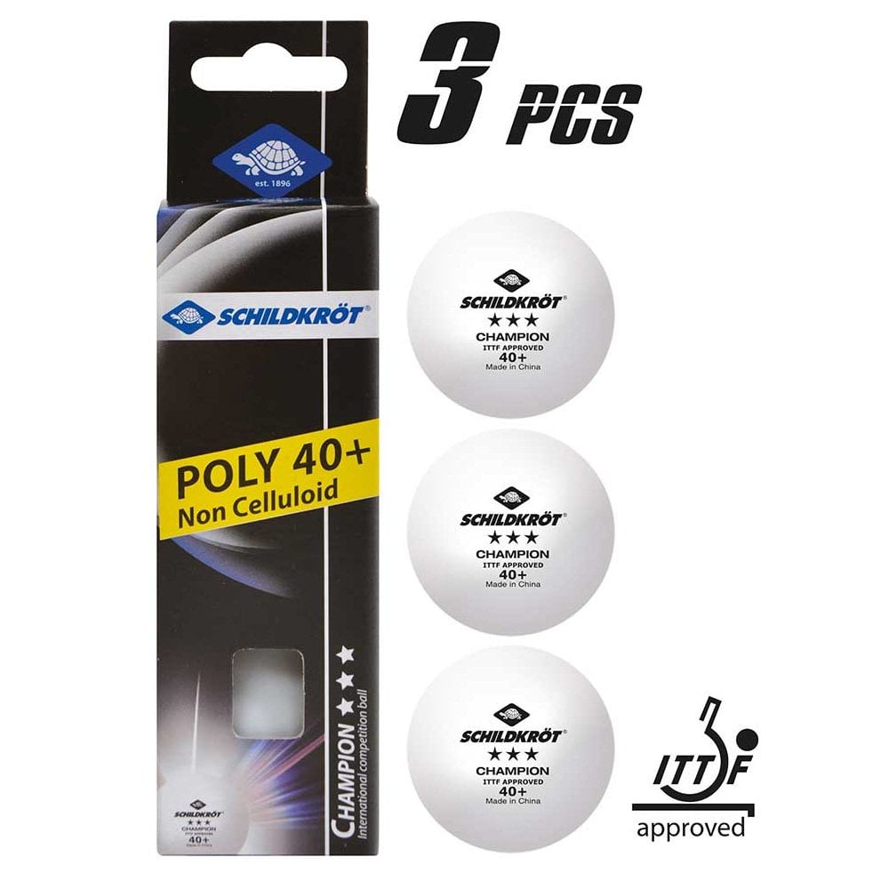 DONIC SCHILDKROT 3-Star Poly 40+ Ball