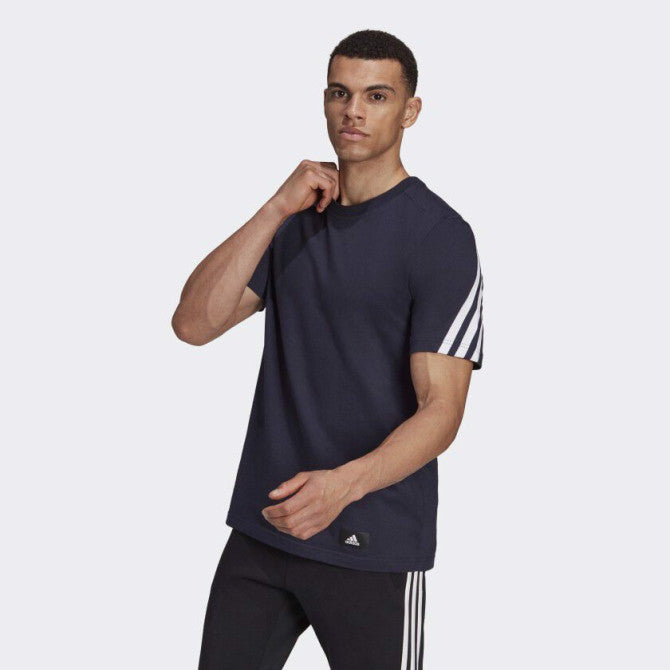 Adidas 3 Stripe Cotton Tee