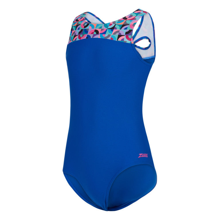 Zoggs Rythm Infinity Back Girls Swimsuit