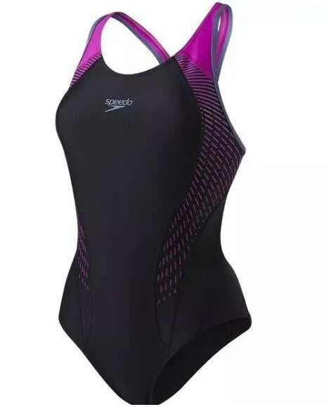 Speedo Placement Laneback Swimsuit