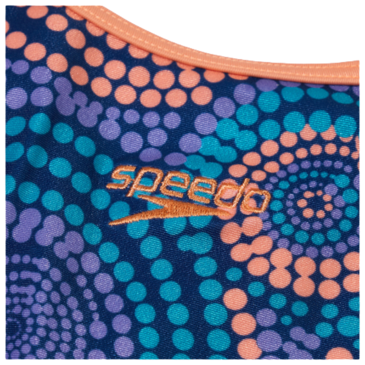 Speedo Allover Double Strap Swimsuit