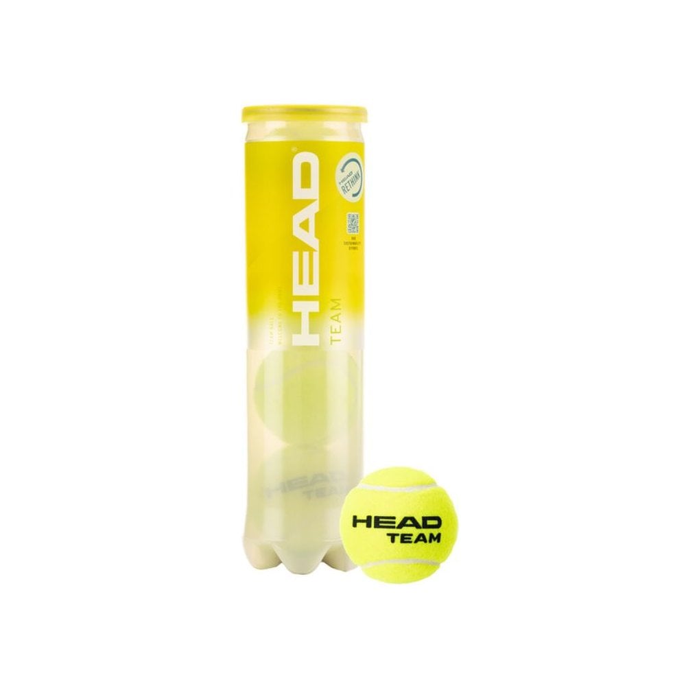 Head team Tennis Balls Tube of 4