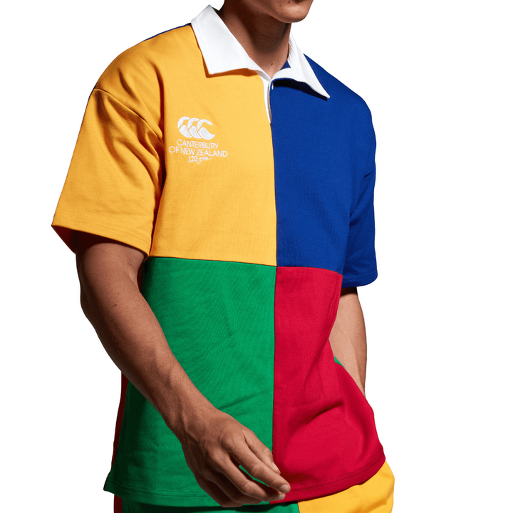 Canterbury Harlequin Block Short Sleeve Rugby Top
