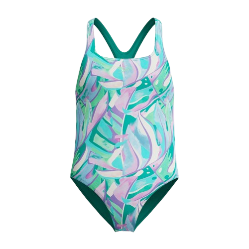 Speedo Medalist Printed Swimsuit