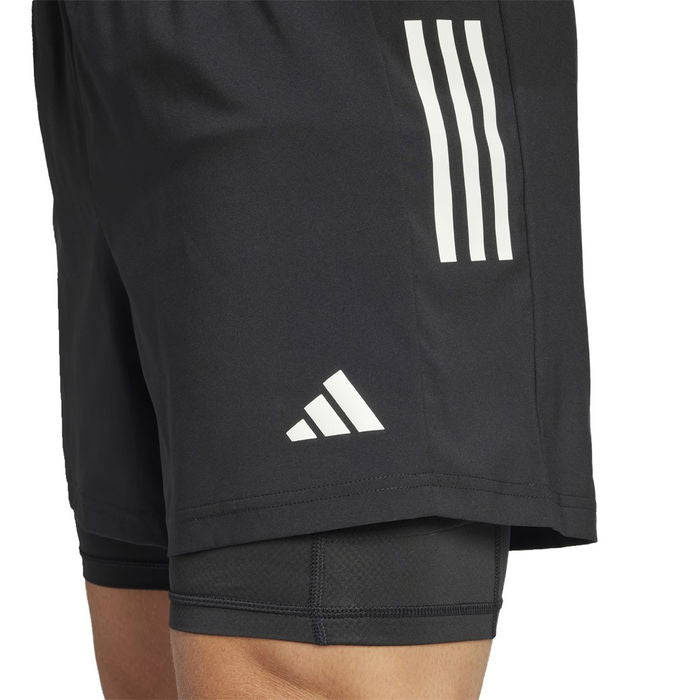 Adidas Own the run 2 in 1 shorts