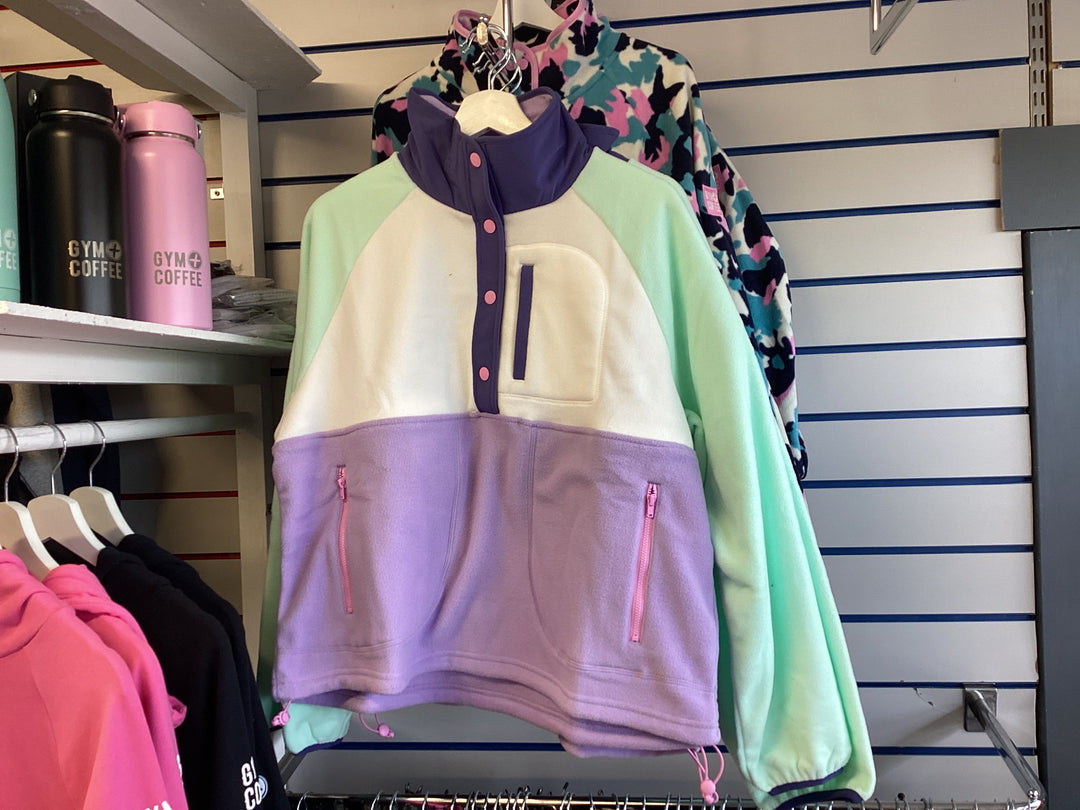 Gym + Coffee Snap Polar Fleece