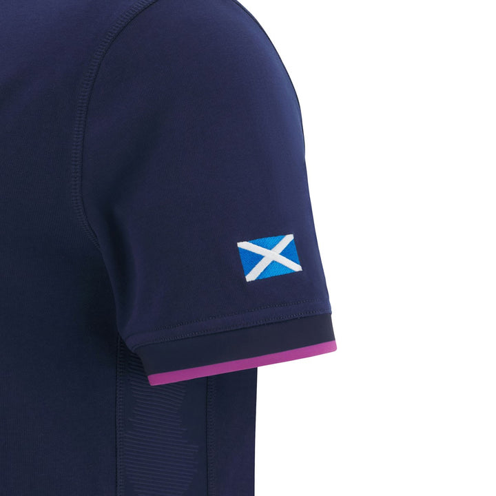 Macron Men's SRU Scotland 25/26 Cotton Top S/S
