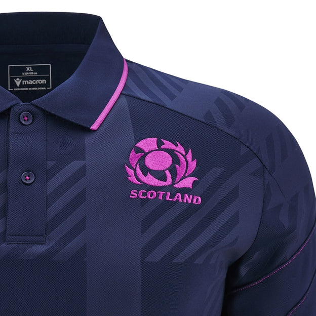 Macron Scotland Men's Travel Polo 25/26