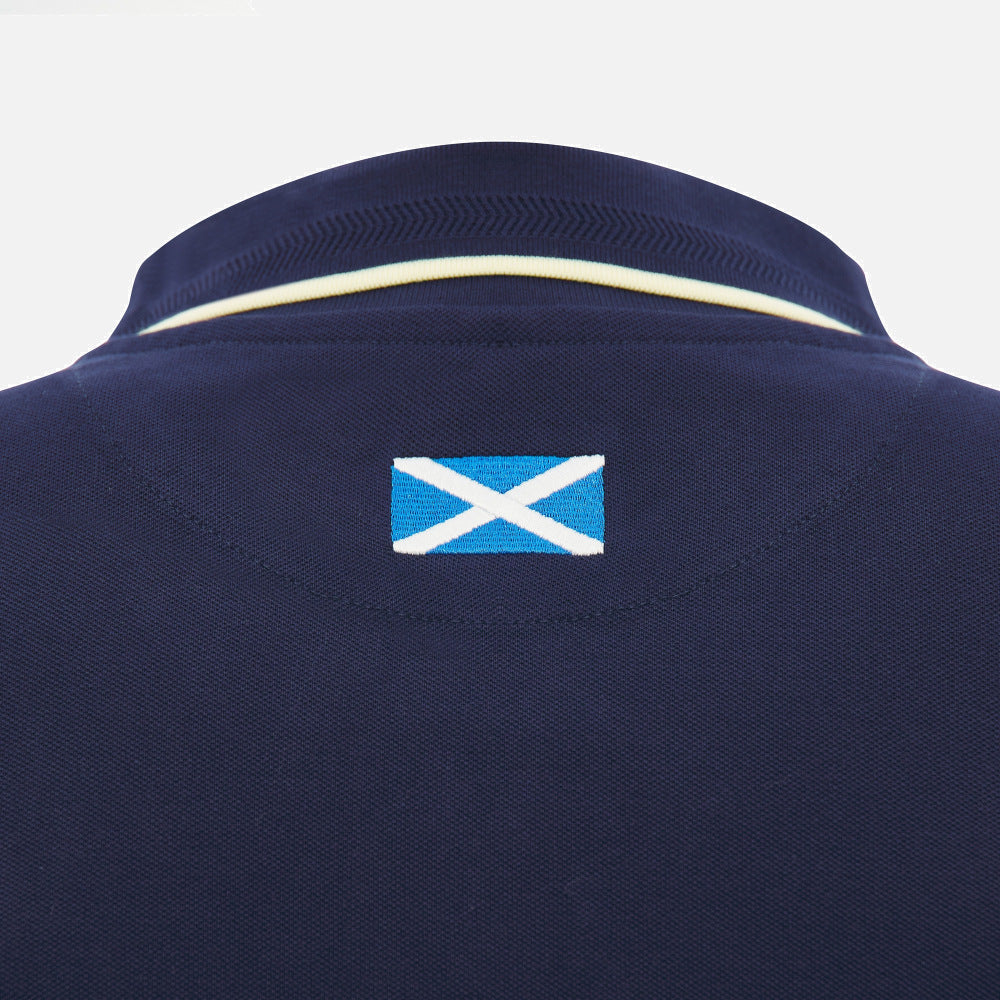 Macron Men's SRU Scotland 26/27 Travel Polo Shirt