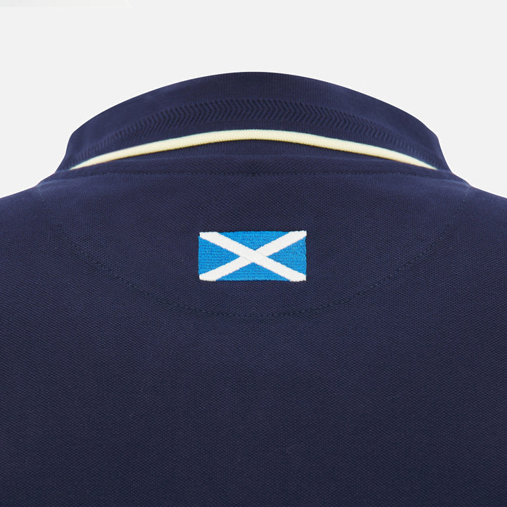 Macron Men's SRU Scotland 26/27 Travel Polo Shirt