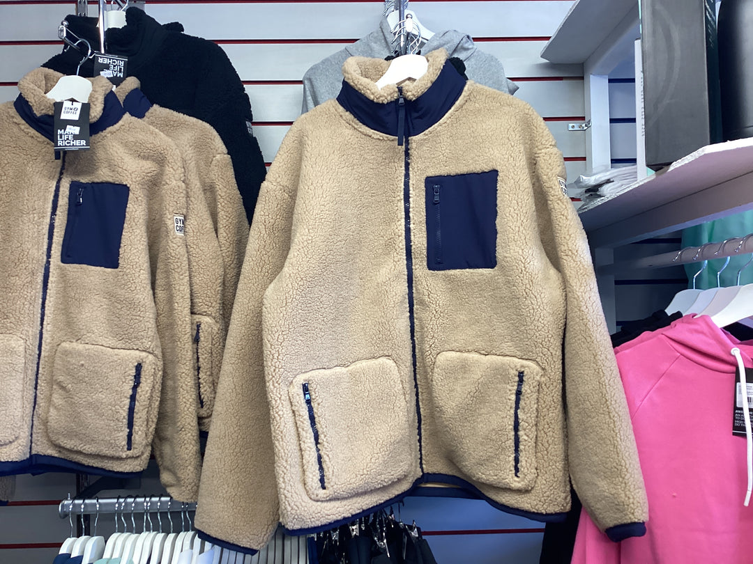 Gym + Coffee Industry Fleece Jacket