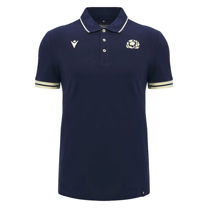 Macron Men's SRU Scotland 26/27 Travel Polo Shirt