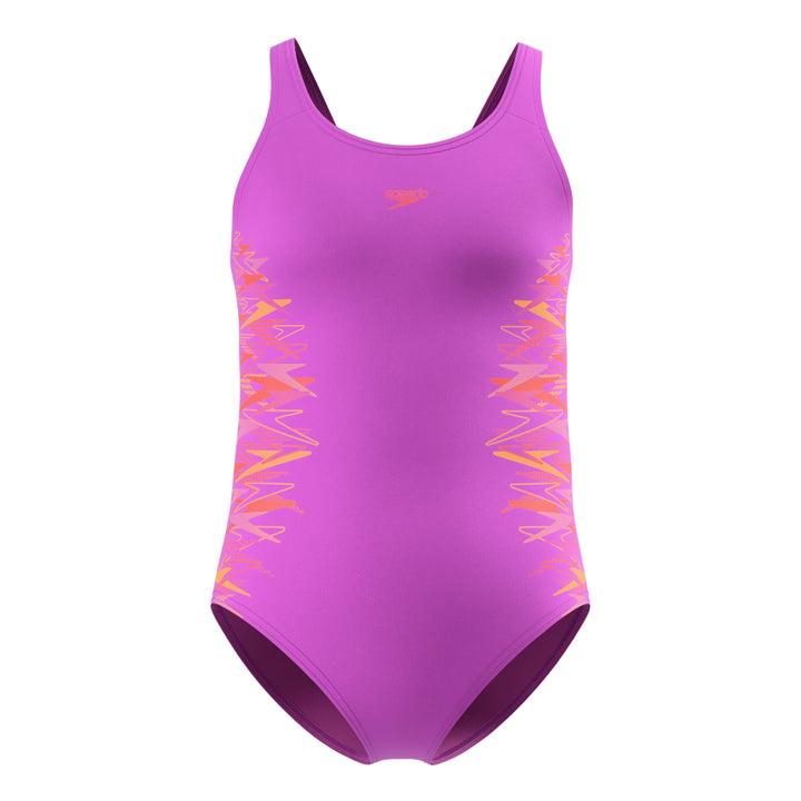 Speedo Placement Muscle Back Swimsuit Junior