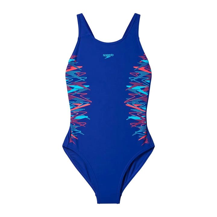 Speedo Placement Muscleback Swimsuit Jnr