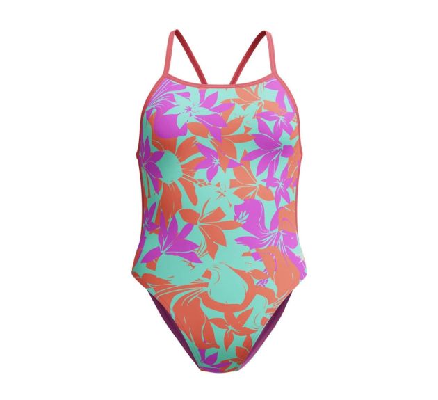 Speedo Allover Digital V Back Swimsuit