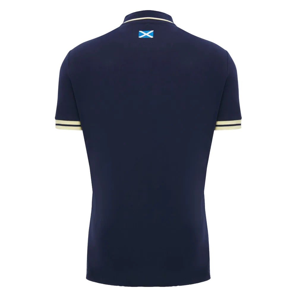 Macron Men's SRU Scotland 26/27 Travel Polo Shirt
