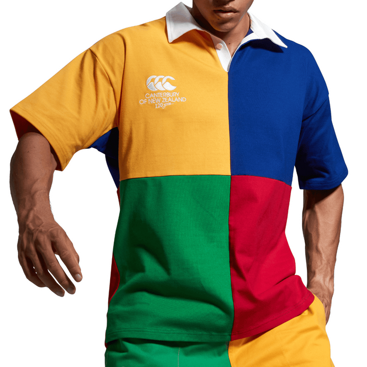 Canterbury Harlequin Block Short Sleeve Rugby Top
