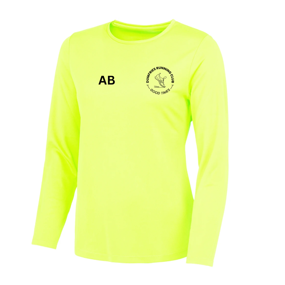 Dumfries Running Club Ladies Long Sleeve T-Shirt