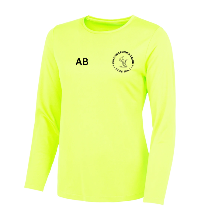 Dumfries Running Club Ladies Long Sleeve T-Shirt