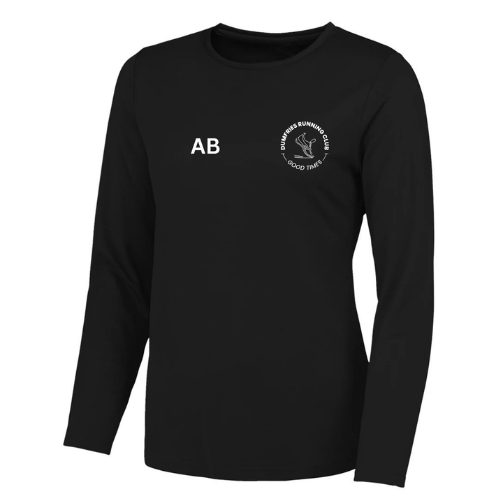Dumfries Running Club Ladies Long Sleeve T-Shirt
