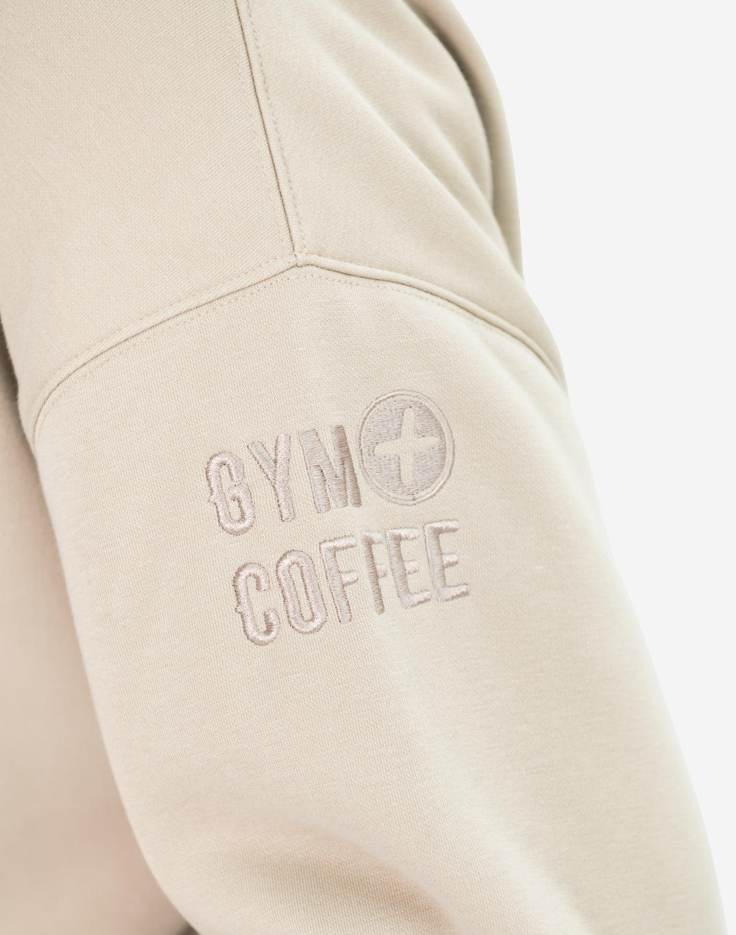 Gym + Coffee Snap Collar Sweatshirt