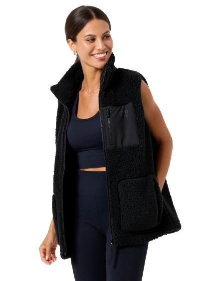 Gym + Coffee Industry Fleece Gilet