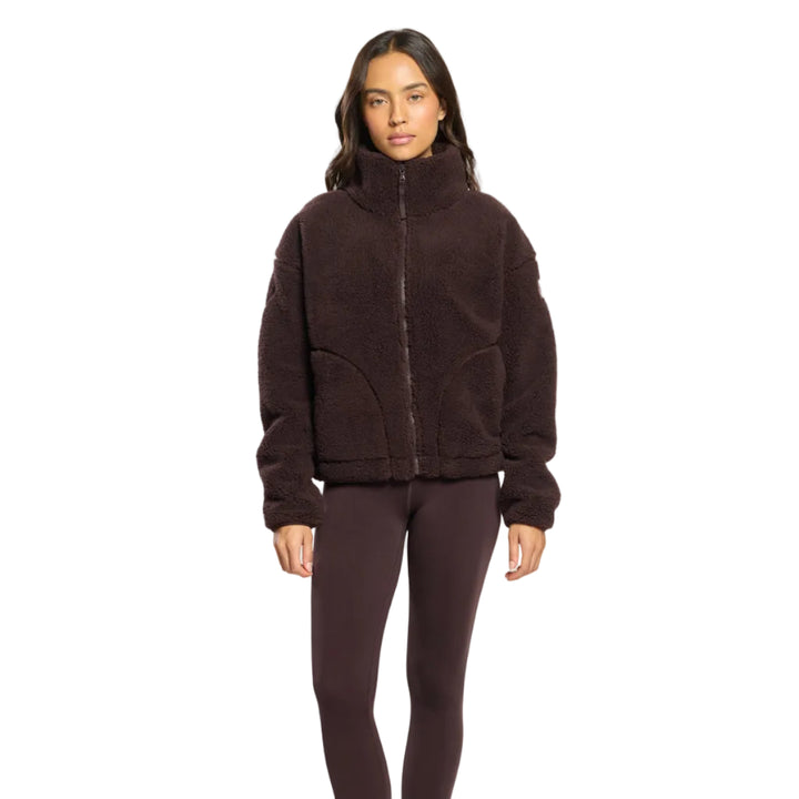 Gym + Coffee Industry Fleece High Collar Jacket