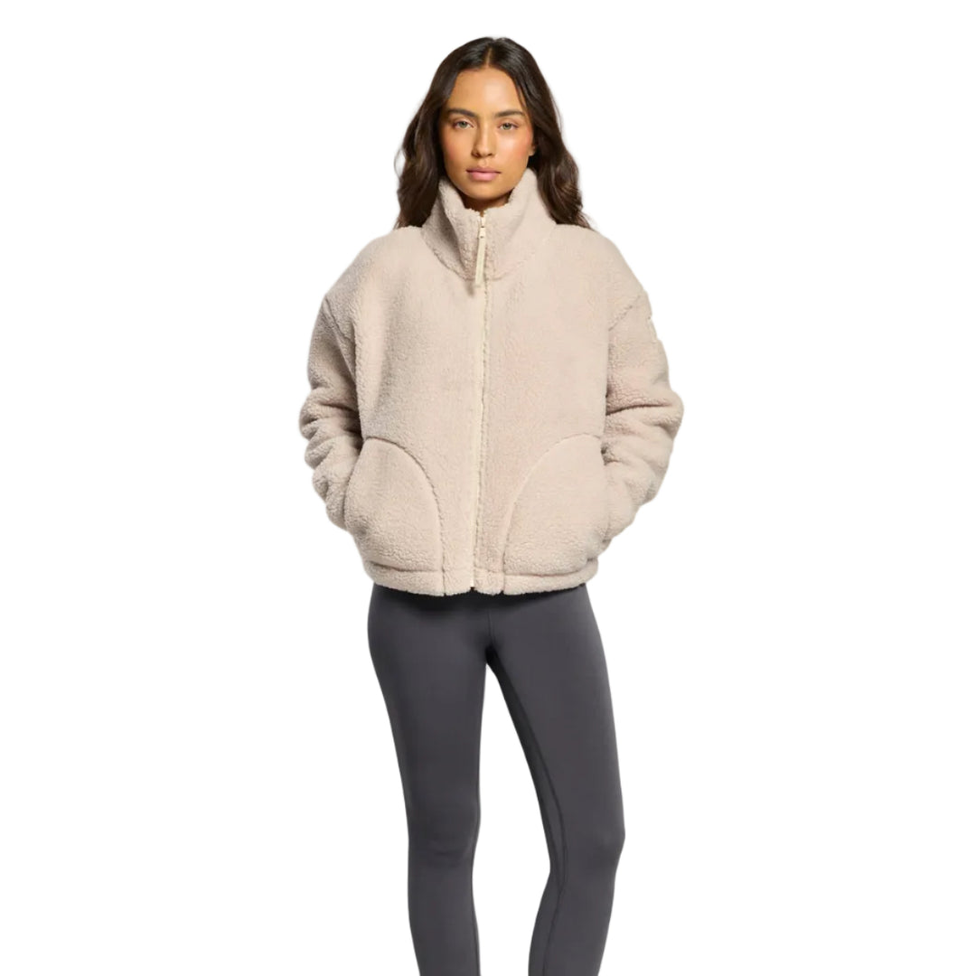 Gym + Coffee Industry Fleece High Collar Jacket