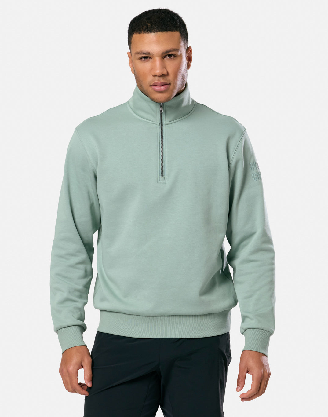 Gym + Coffee Clubhouse Half Zip Top