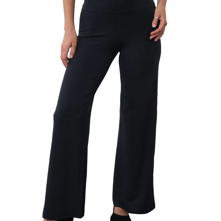 Gym + Coffee Wide Leg Legging in Mocha Bean