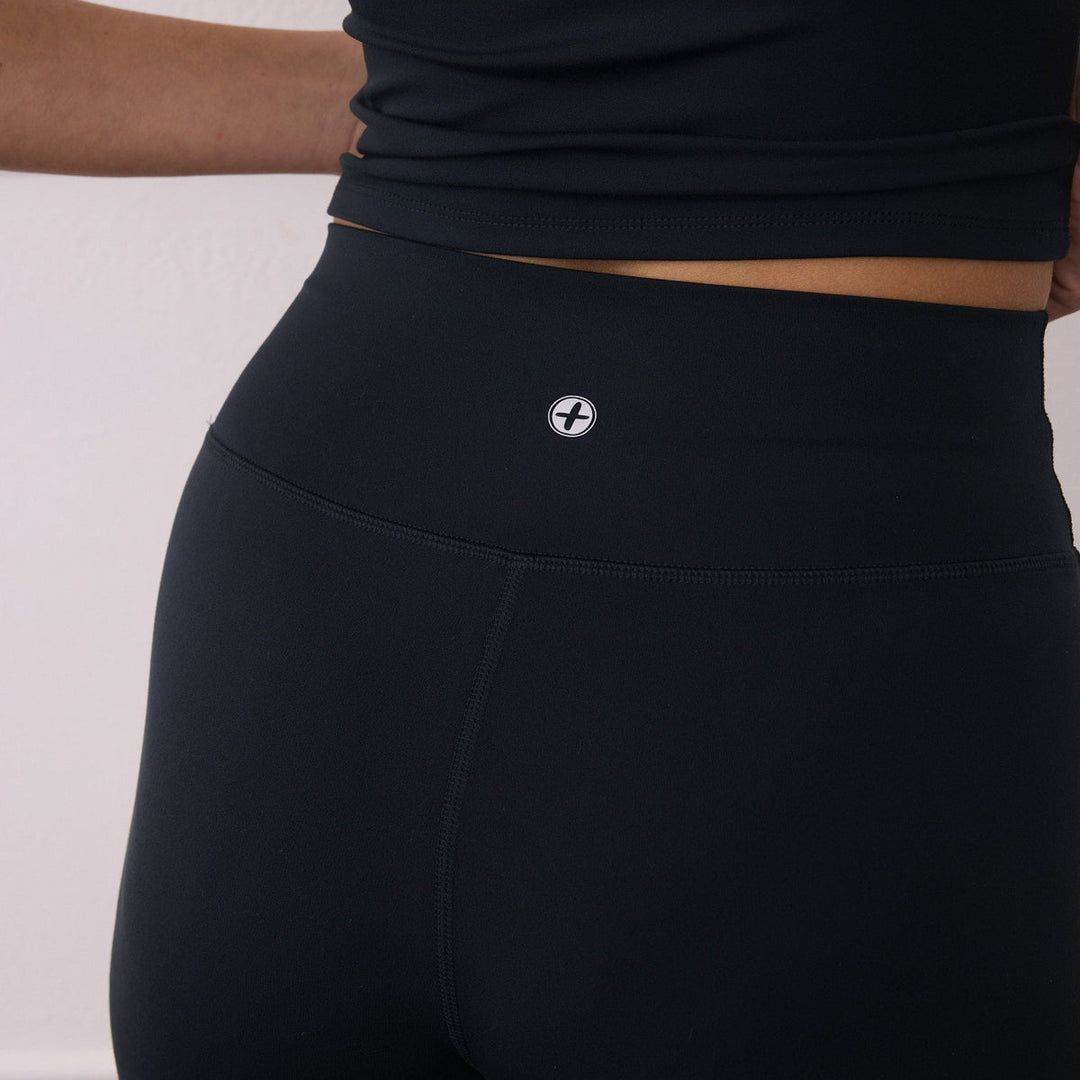 Gym + Coffee Wide Leg Legging in Mocha Bean
