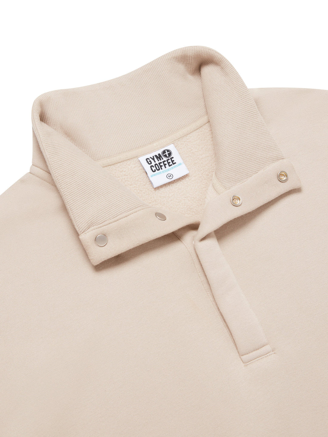 Gym + Coffee Snap Collar Sweatshirt