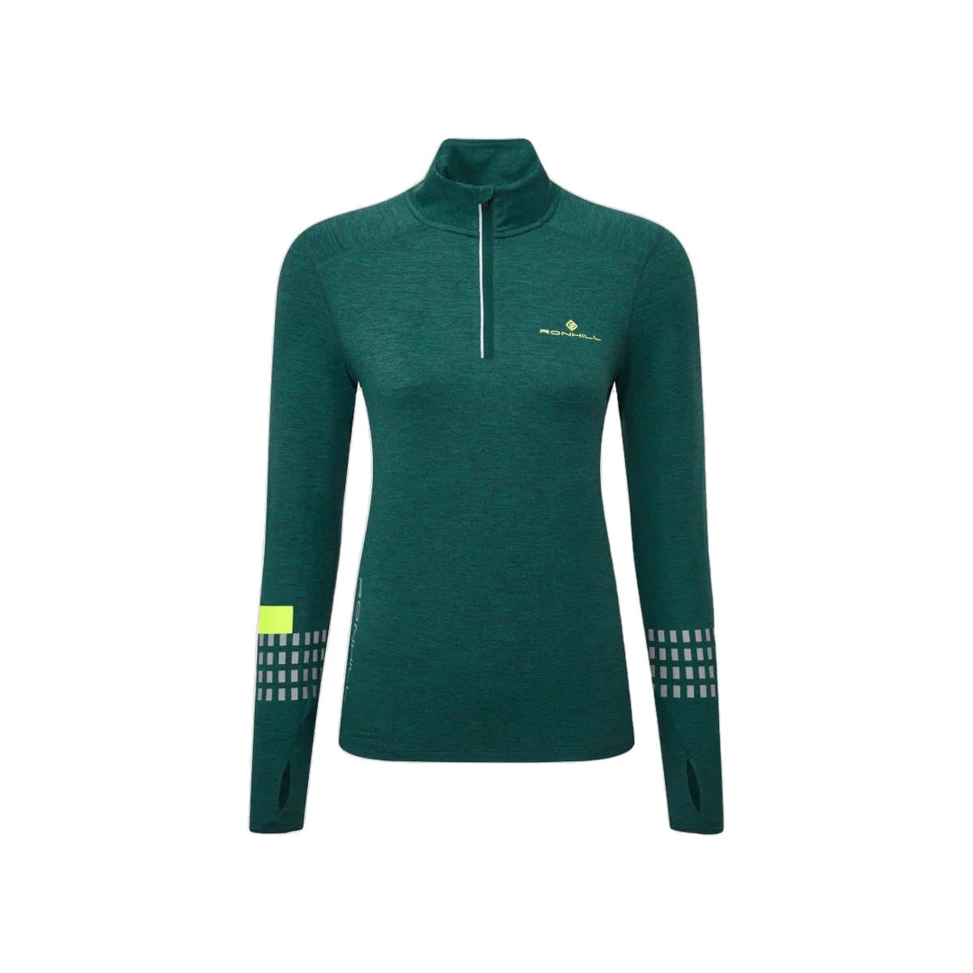 Ronhill Ladies Tech Afterhours 1/2 Zip Long Sleeve Tee