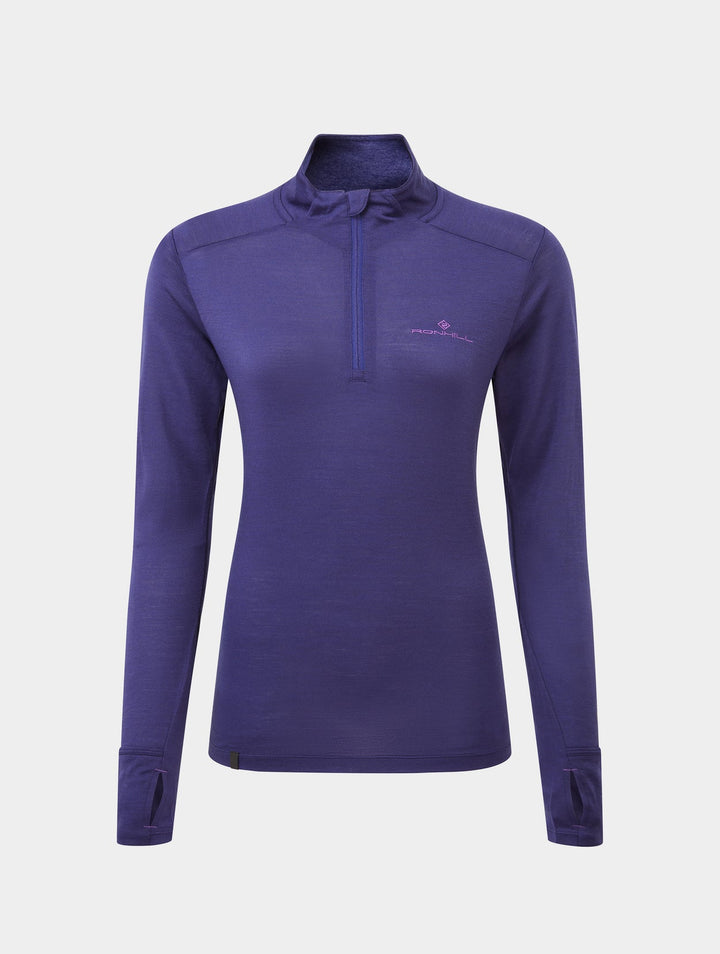 Ronhill Lady Tech Merino 1/2 Zip Top