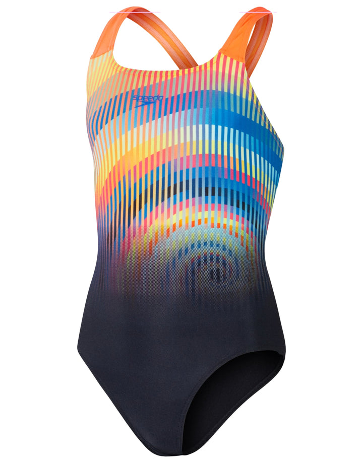 Speedo Placement Powerback Swimsuit