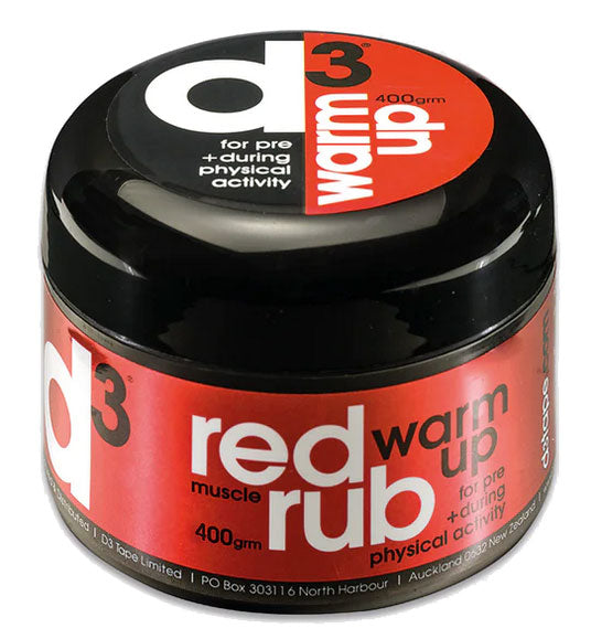 D3 Red Warm Up Rub