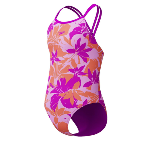 Speedo All Overprint Twinstrap Swimsuit