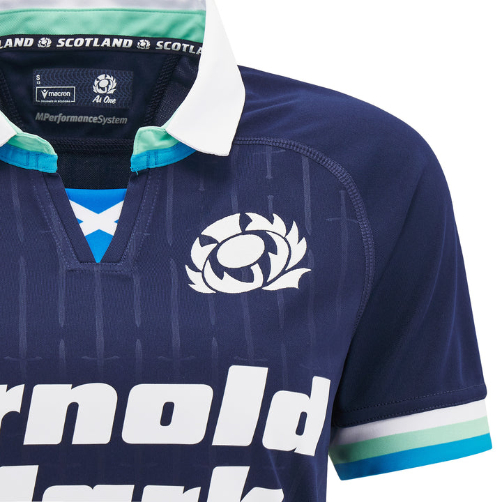 Macron SRU Women's Scotland 24/25 Home Poly Top S/S